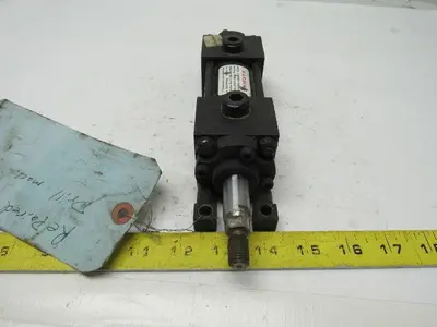 Ortman 941686-10 1-1/2" Bore X 1" Stroke Double End Pneumatic Cylinder