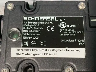 Used 2017 SCHMERSAL TZMW24VDC/CDI Relays & Switches Ohio US | HGR 24 #1314271