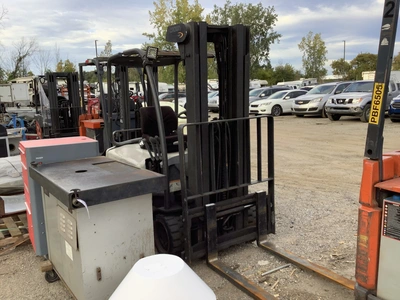Used CROWN SC 4040-40TT190 4-Wheel Sit down Electric Counterbalance Forklifts Michigan US | Miedema Asset Management Group #1487802