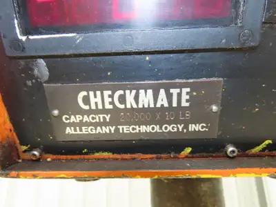 Allegany CM-20K Checkmate Crane Weight Scale Load Cell 20000 Lb 10 Ton