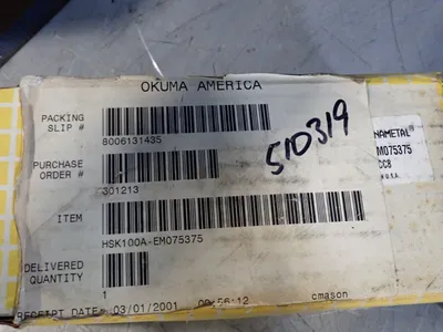 USED KENNAMETAL HSK100AEMO75375