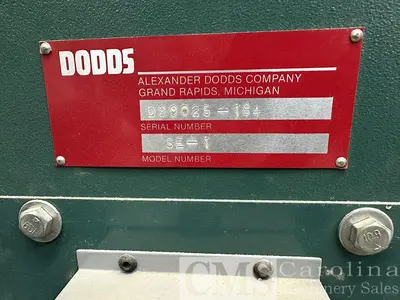 USED DODDS SE-1 DOVETAIL MACHINE