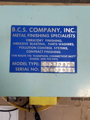 ROTO-FINISH ST-40 Miscellaneous, Vibratory Finisher | Machinery Central (16)