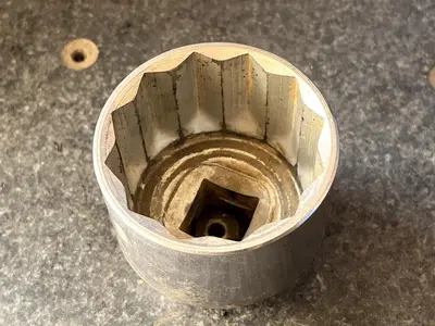 12-Point Chrome SAE 2" Socket with 3/4" Drive