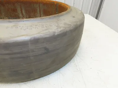 Monarch 21x7x15 Mono-Cushion Forklift Tire Smooth Solid Press-on Gray Non-Mark