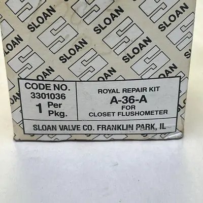 New | in-Stock SLOAN VALVE A-36-A Misc Electrical & Power Parts Ohio US | Surplus Asset Holdings #1245485