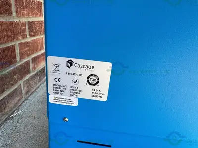 Used CASCADE CVO-5 DOUBLE UP VACUUM OVEN 14.4C TO 150C,  4.5 CU. FT W/ SHELVES Lab Vacuum Ovens California US | Equipment Lab #1269576