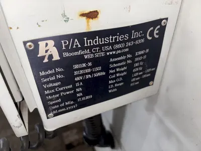 USED PA INDUSTRIES SRH10K-36