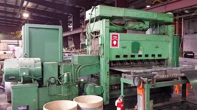 80" SUTTON-MAUST PRECISION BACKED UP ROLLER LEVELER (USED)