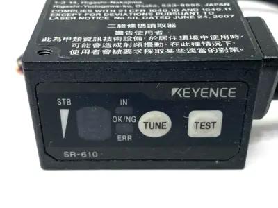 Used KEYENCE Ultra Small 2D Code Reader, Medium-Distance Type CUT CORD Barcode Scanners Michigan US | Maverick Industrial Sales #1398030