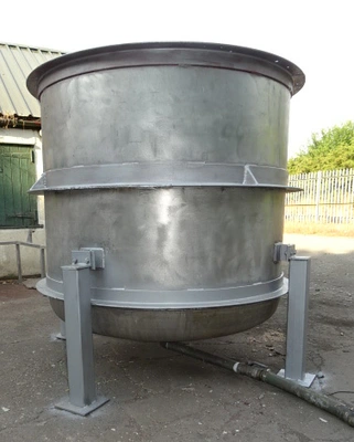 2200L S/S Open Top Tank