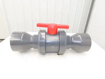 Spears 2322-060  6" Union Ball Valve PVC EPDM Venturi Socket Ends 150psi