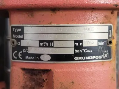 USED GRUNDFOS D49105121 P1 9651