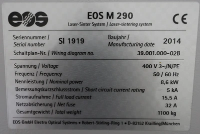 2014 EOS M290 3D Printers | Elevation Machine (5)