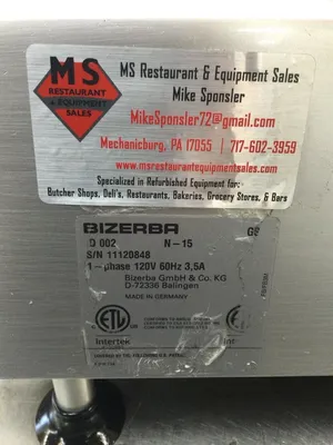 Bizerba GSPH 2015 Deli Slicer Tested And Working!