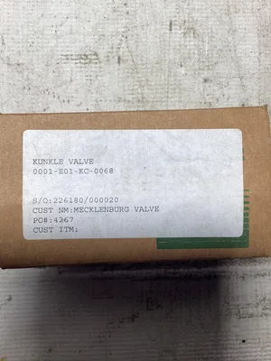 Kunkle 1in Brass Relief Valve; 0001-E01-KC-0068 -NIB