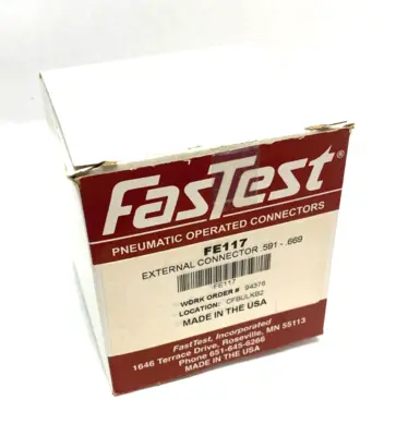 New | in-Stock Fastest External Pneumatic Connector .591-.669 Parts (Hydraulics and Pneumatics) Michigan US | Maverick Industrial Sales #1392800