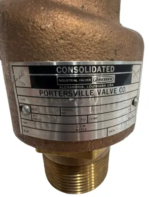 NEW DRESSER 2478G-XDA RELEIEF VALVE 1.5" 2478GXDA 65 PSI