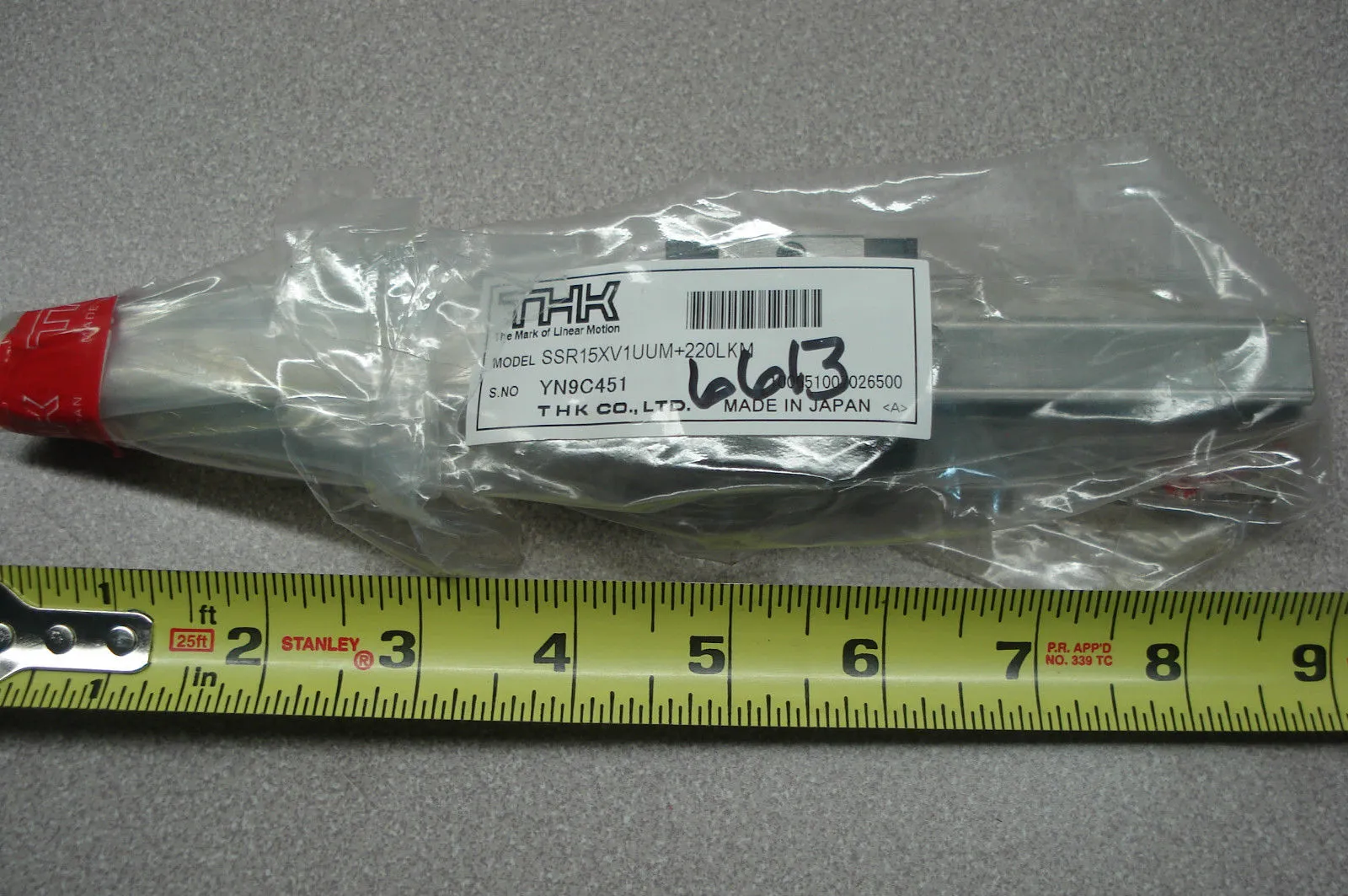 NEW THK SSR15XV1UUM+220LKM LINEAR RAIL BEARING
