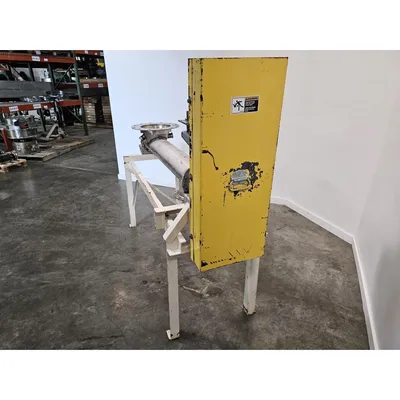 Used 1HP Goodman Conveyor 6" Stainless Steel Industrial Tubular Screw Feeder