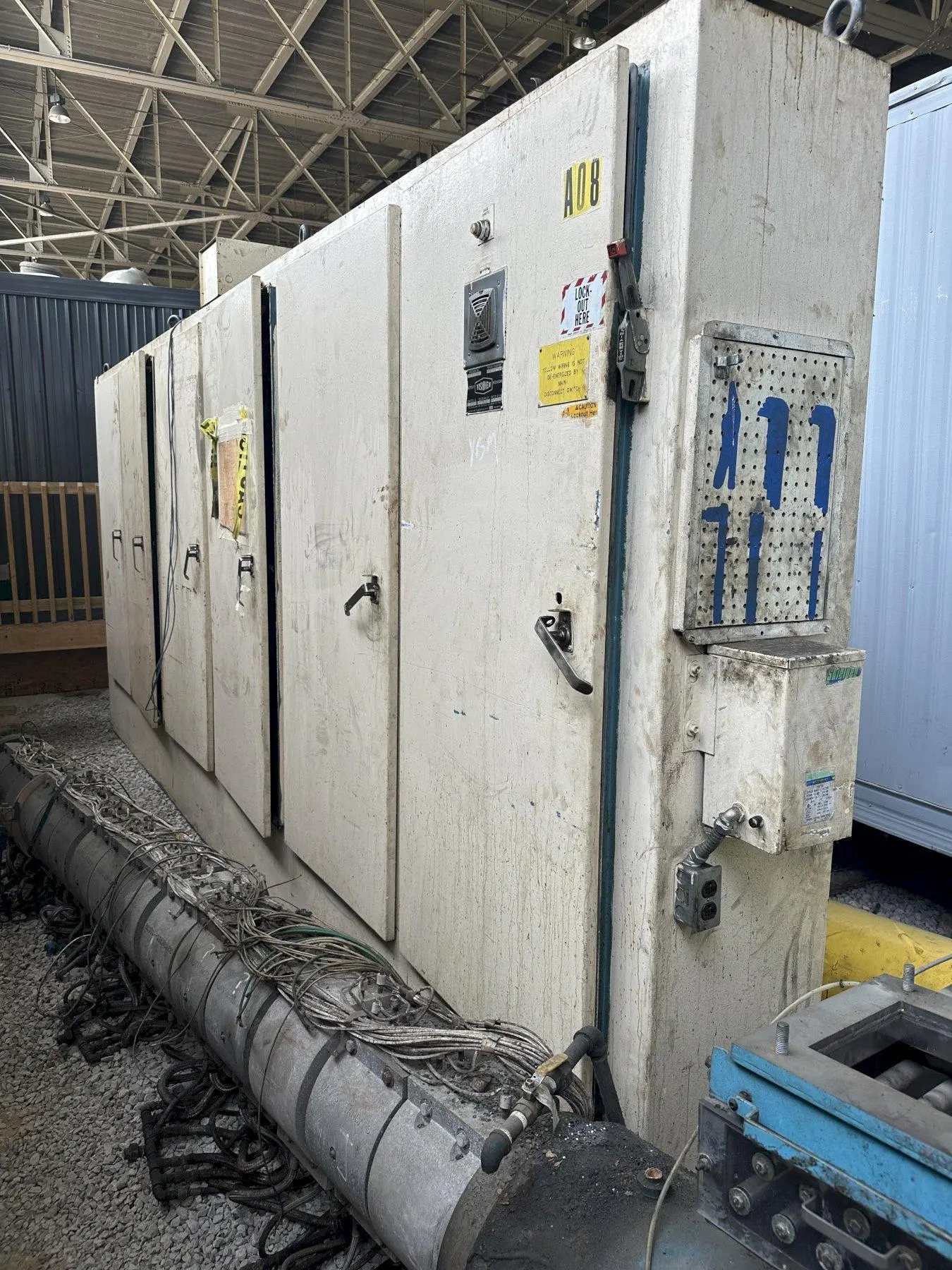 CONTROL PANEL FOR TISHKEN ROLLFORMER LINE: STOCK #20438