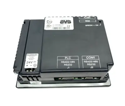USED AVG AUTOMATIONDIRECT EZTOUCH 6” STN SLIM BEZEL MONOCHROME PANEL