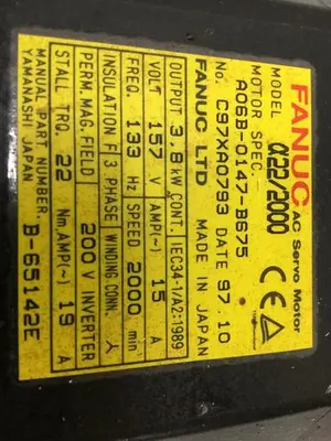 USED FANUC A06B-0147-B675