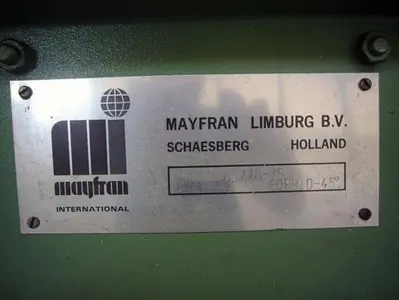 USED MAYFRAN CHIPCONVEYOR 6000 X 400