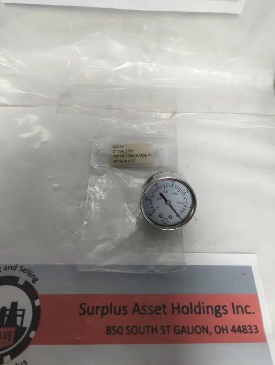 Used GAST AE136 Vacuum Gauges / Controllers Ohio US | Surplus Asset Holdings #1265642