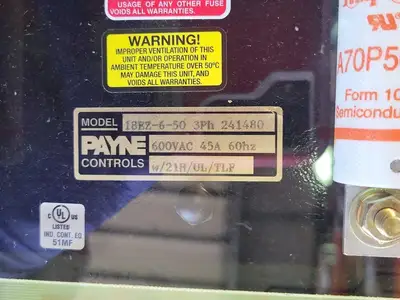 NEW PAYNE CONTROLS 18EZ-6-50
