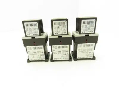 Siemens Contactor Relay 24V Coil 1.5Hp 600V Mixed Lot of 3