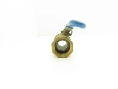 Jamesbury Ser 300 1-1/4" NPT Brass Ball Valve Stainless Steel Ball Lot of 6