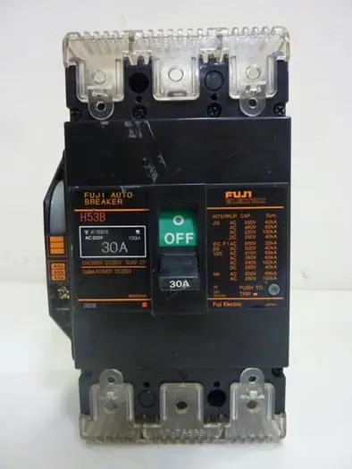 Used FUJI ELECTRIC H53B-30 Circuit Breakers Michigan US | Ideal Machinery #710138