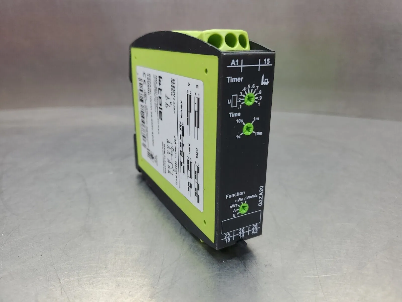 TELE CONTROLS G2ZA20 10MIN 24-240V AC/DC Timer Module. 3D-29