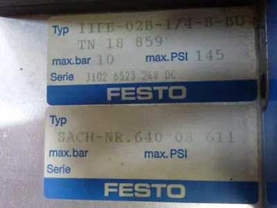 USED FESTO IFB8-02