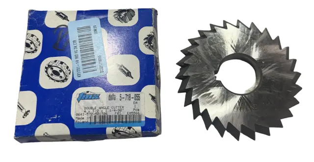 TMX 4" x 1/2" x 1-1/4" Double Angle Milling Cutter 90°