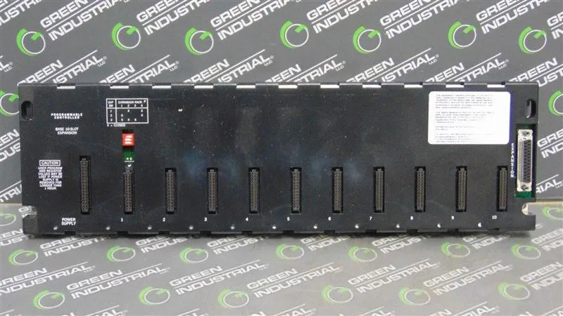 GE Fanuc IC693CHS392D Series 90-30 10 Slot Expansion Base Used