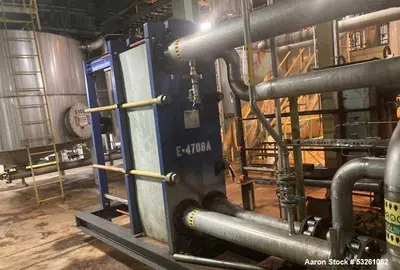 Used DraCool USA M15-BFG Stainless Steel Plate Heat Exchanger – Approx. 1,200 Sq. Ft. Heat Transfer Area