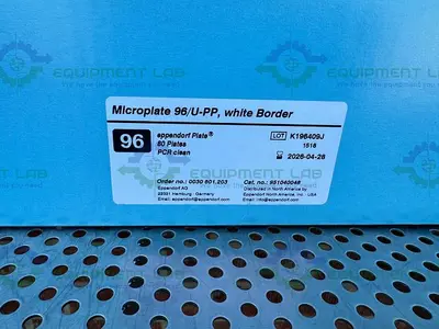 NEW EPPENDORF 951040048 MICROPLATES 96 / U-PP WHITE BOARDER PLATES PCR CLEAN