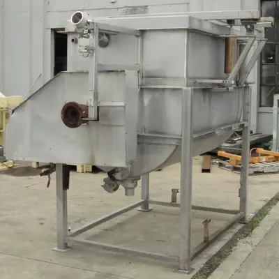 SPC6927  Kettle 650 gallon L & A Engineering processor kettle, agitator rotating tubular spiral heat exchanger, Stainless Steel