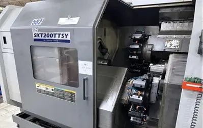 Used 2008 HYUNDAI KIA SKT200TTSY 5-Axis or More CNC Lathes Illinois US | Machinery Marketing International #379100
