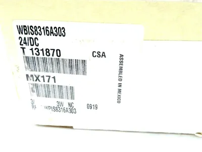NEW ASCO WBIS8316A303 VALVE