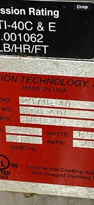 USED AUTOFRY MTI-40E