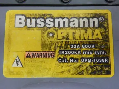USED BUSSMANN OPM-1038R
