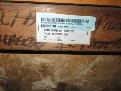 Valmet A313002301 Brake Caliper Unit (Complete) , Unused Condition