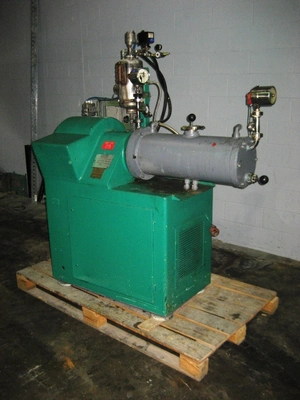 20 Liter Netzsch Horizontal Media Mill, Molinex Style, 25 HP Variable Speed
