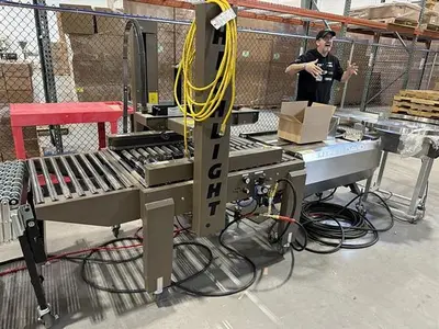 Signode Little David case erector & Magnum case taper