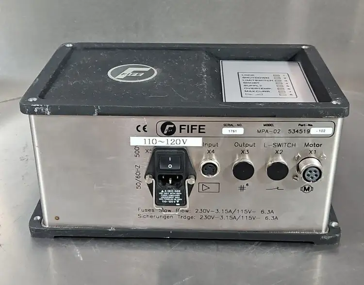 Used FIFE CORP MPA-02 Power Supplies | Palmetto Automation #1153494