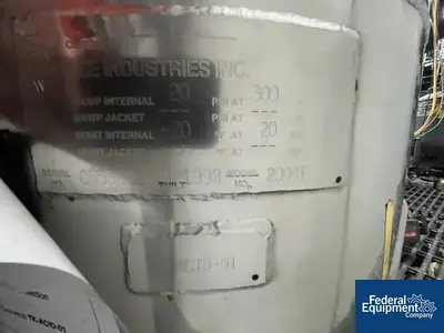 USED Lee Industries 20 Gal Lee Receiver Tank, 304 S/S, 20#