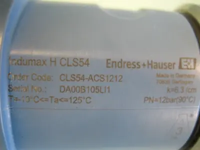 NEW Endress Hauser CLS54-ACS1212